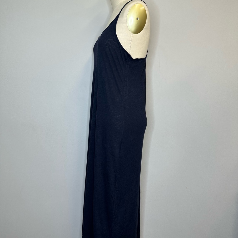 Navy Basic Racerback Maxi Dress - Picture 4 of 8